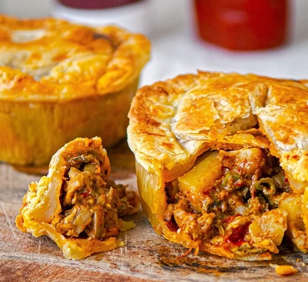 Individual Chicken Curry Pie