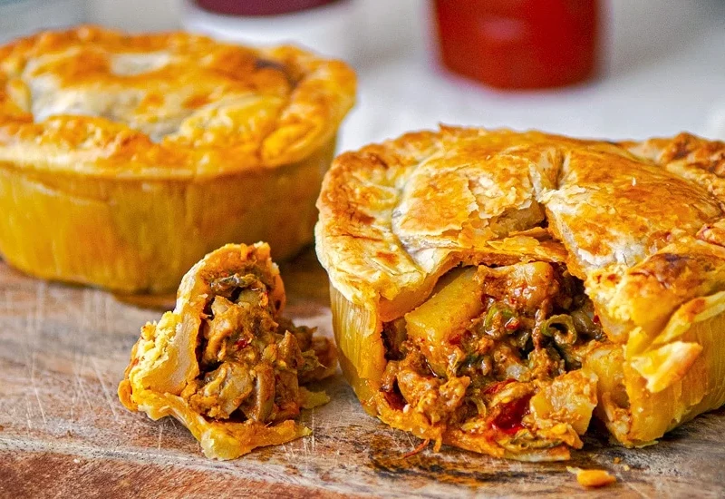 Individual Chicken Curry Pie