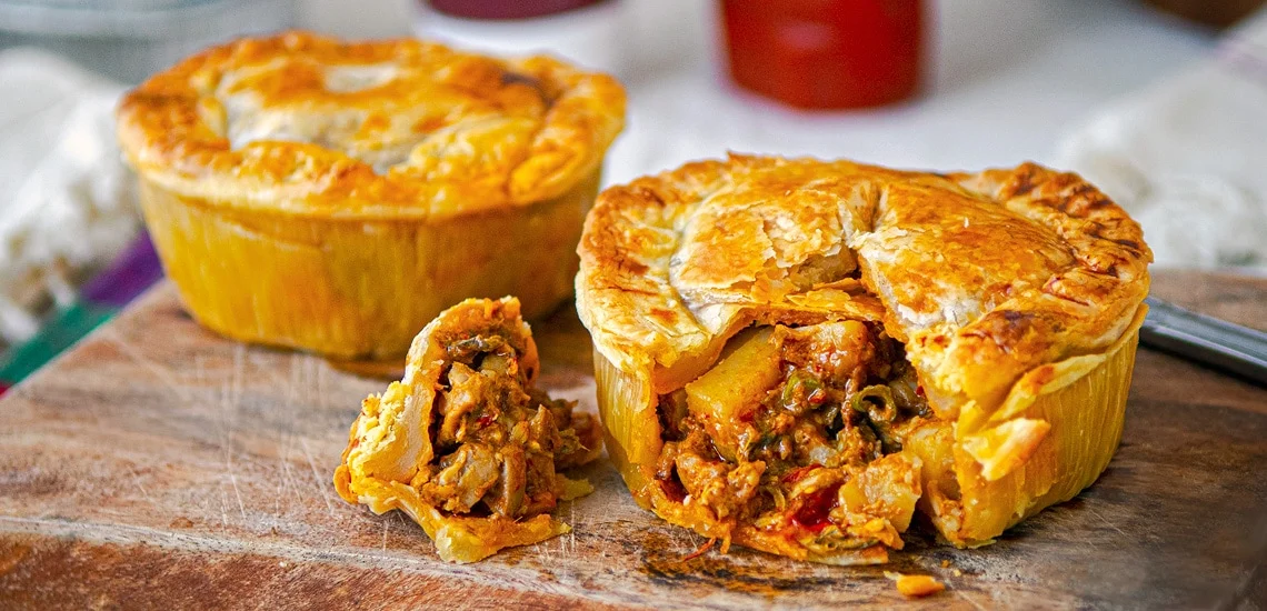 Individual Chicken Curry Pie