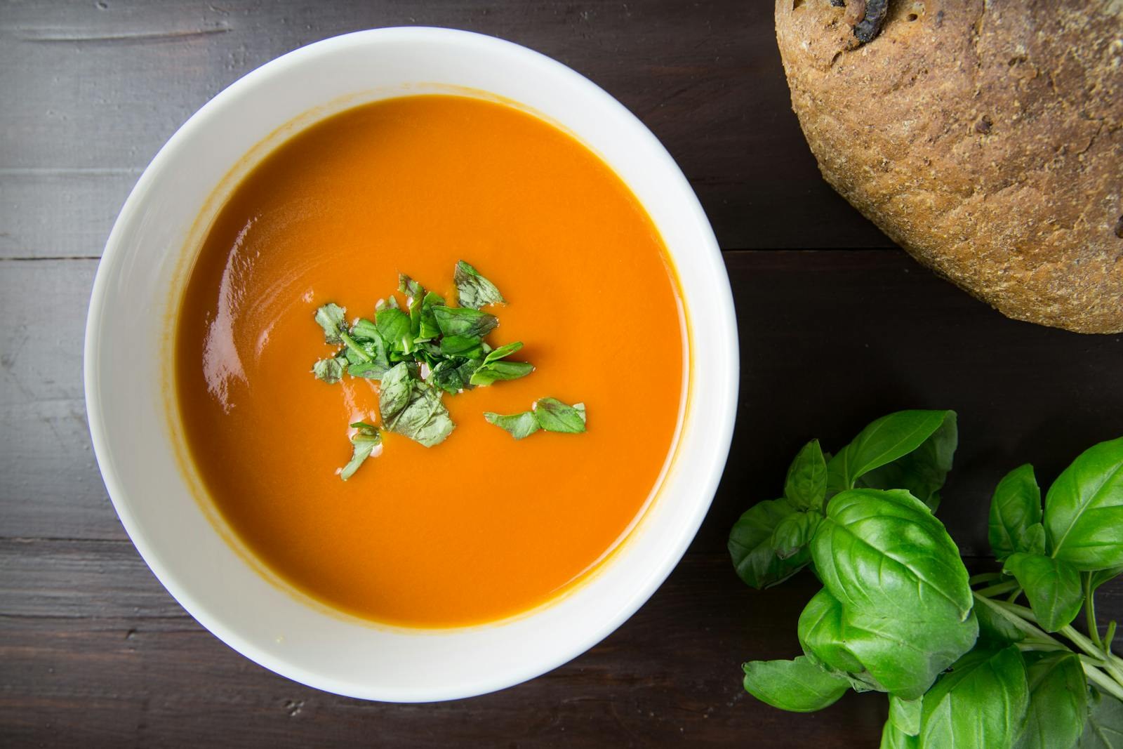 Roast Tomato & Basil Soup